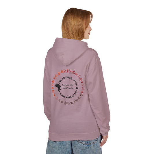 Apparel - Adinkra Libush Sacramento Fleece Hoodie