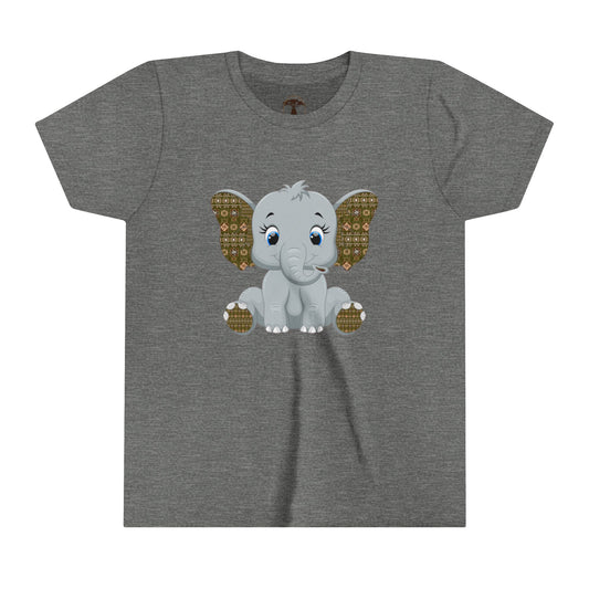 Apparel - Youth Cartoon Elephant Short Sleeve Tee