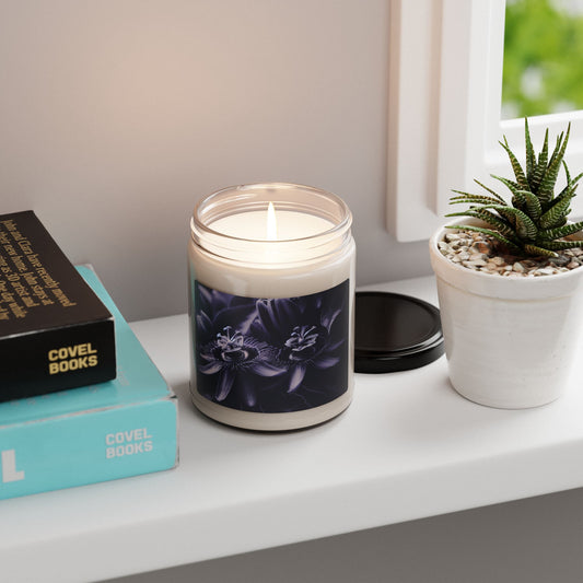 Soy Candle, Peppered Passion Fruit Scent, 9oz