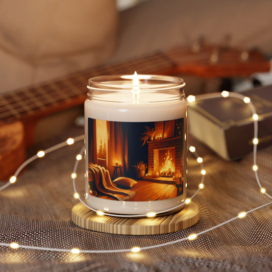 Soy Candle, Cozy Cinnamon and Vanilla, 9oz