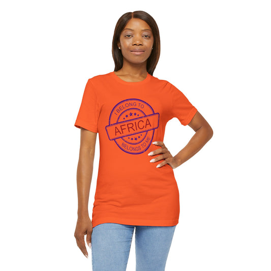 Apparel - I Belong to Africa Short Sleeve Tee