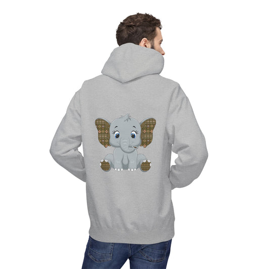 Apparel - Cartoon Elephant Fleece Hoodie