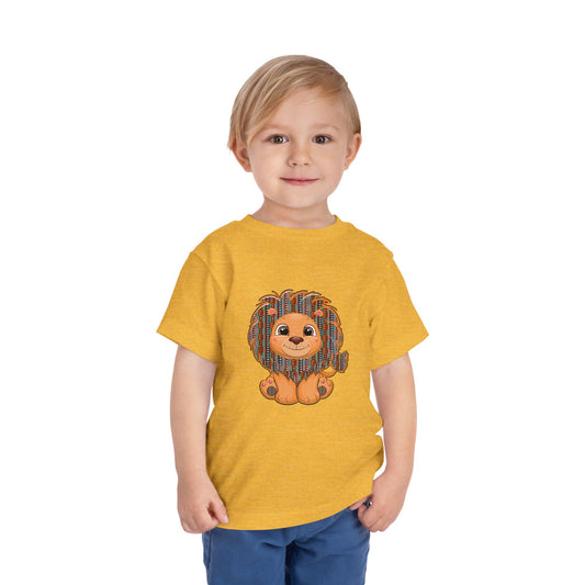 Apparel - Toddler Cartoon Lion Short Sleeve Tee